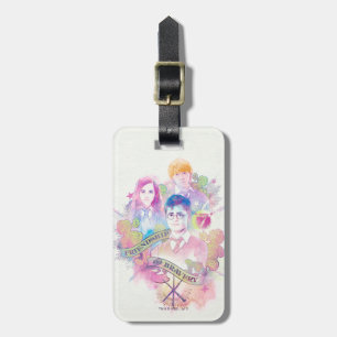 Étiquette À Bagage Harry Potter Spell   Harry, Hermione et Ron Waterc