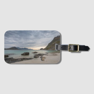 Étiquette À Bagage Haukland Beach Lofoten