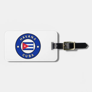 Étiquette À Bagage Havane Cuba
