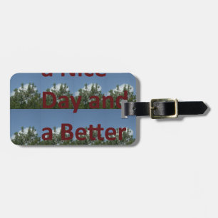 Étiquette À Bagage Have a nice