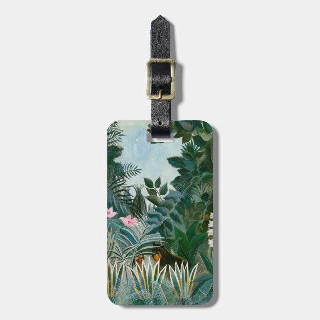 Étiquette À Bagage Henri Rousseau - La jungle équatoriale (Devant Vertical)