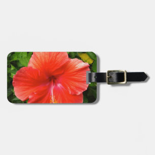 Étiquette À Bagage Hibiscus rouge tropical Bonita Springs Floride