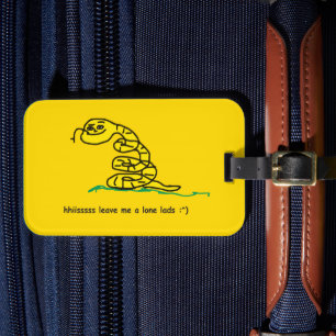 Étiquette À Bagage Hisssss Laissez-moi tranquille les gars Parodie de