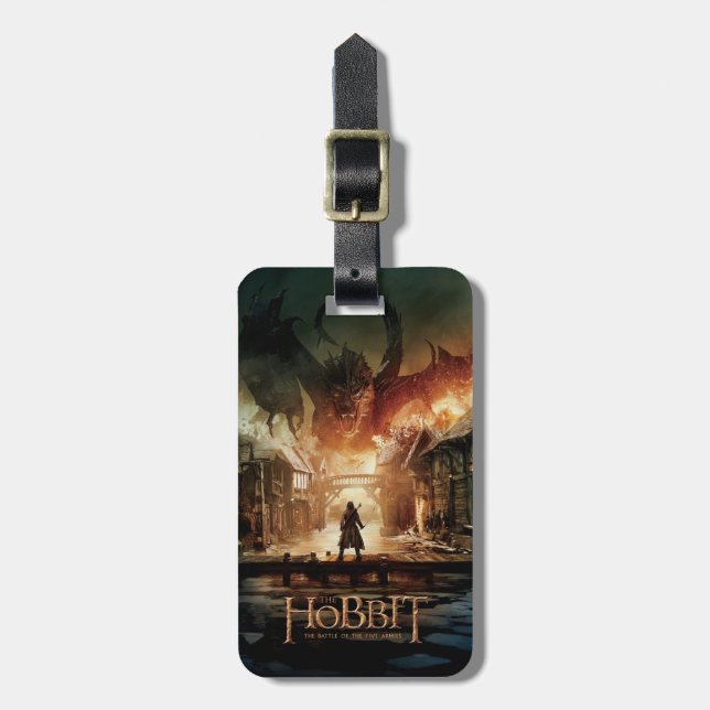 Étiquette À Bagage Hobbit - Poster du film de Laketown (Devant Vertical)