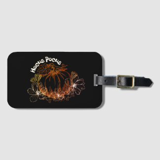 Étiquette À Bagage Hocus Pocus Pumpking