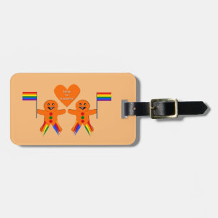 Étiquette À Bagage Hommes gays Noël Gingpain Couple