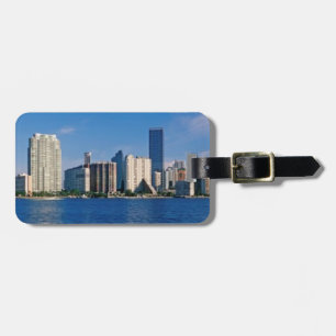 Étiquette À Bagage Horizon de Miami, la Floride