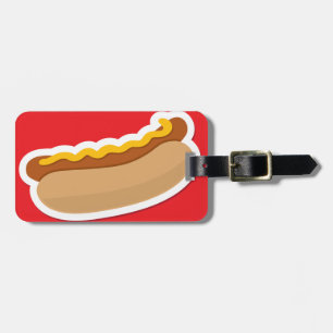 Étiquette À Bagage Hot-dog