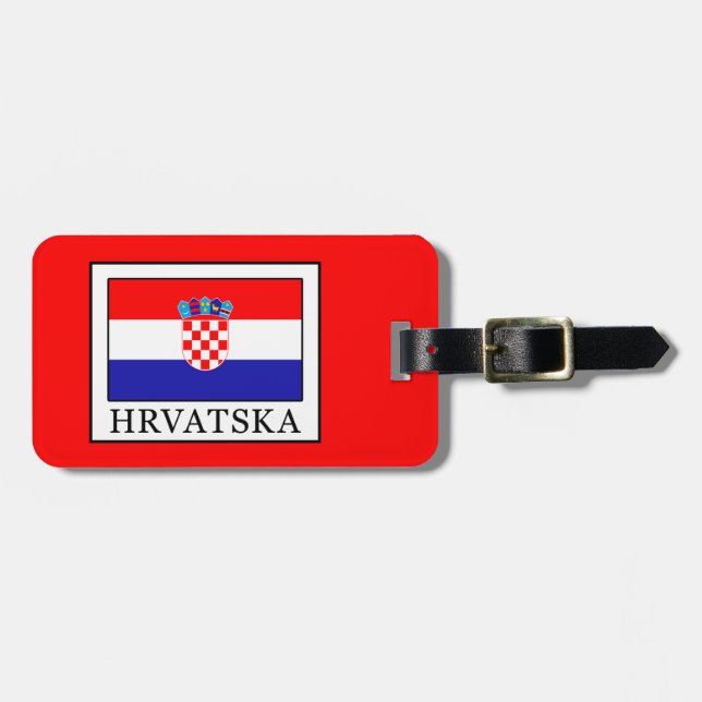 Étiquette À Bagage Hrvatska (Devant horizontal)