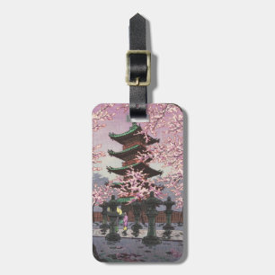 Étiquette À Bagage Huit vues de Tokyo Ueno Toshogu Shrine Kasamatsu