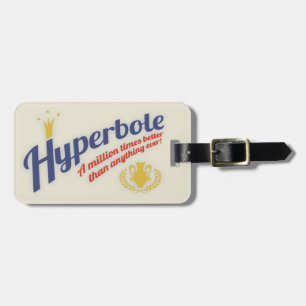 Étiquette À Bagage Hyperbole