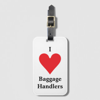 Étiquette À Bagage I bagagistes de coeur