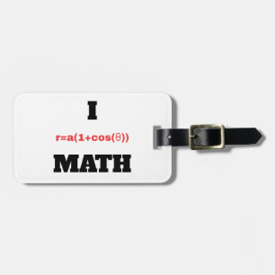 Étiquette À Bagage I Équation polaire (I Coeur) Math