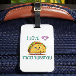 Étiquette À Bagage I Love Taco Tuesday