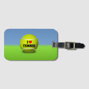 Étiquette À Bagage I Love Tennis