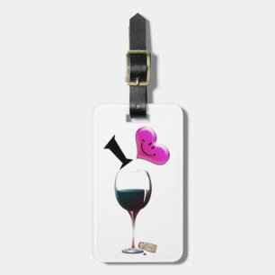 Étiquette À Bagage I vin de coeur