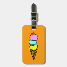 Étiquette À Bagage Icecream