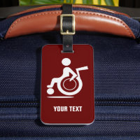 Icône handicapés en fauteuil roulant voyage person
