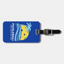 Étiquette À Bagage Identification du véhicule de Pickleball Texte per