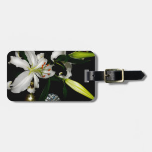 Étiquette À Bagage Iirsh Design - Collection de laiton et de fleurs