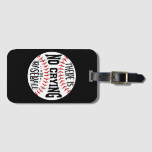 Étiquette À Bagage Il N'Y A Pas De Pleurage Au Baseball