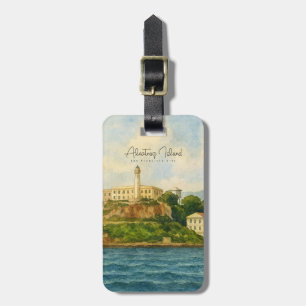 Étiquette À Bagage Île d'Alcatraz – Monument de voyage de San Francis