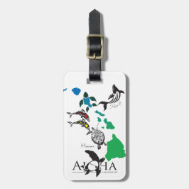 Étiquette À Bagage Îles d'Hawaï