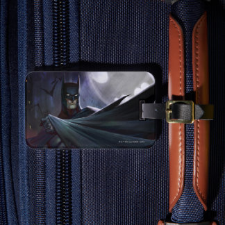Étiquette À Bagage Illustration de Batman sur la crise infinie