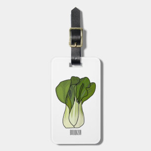 Étiquette À Bagage Illustration de Bok choy