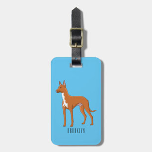 Étiquette À Bagage Illustration de chien de chien de chien de chien d