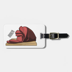 Étiquette À Bagage Illustration de jambon