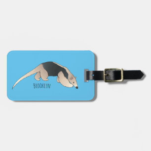 Étiquette À Bagage Illustration de Tamandua