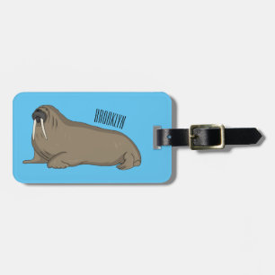 Étiquette À Bagage Illustration de Walrus