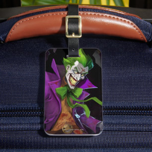 Étiquette À Bagage Illustration d'un joker en crise infinie