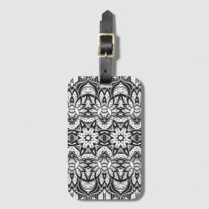 Étiquette À Bagage Illustration tribale inspirée de style