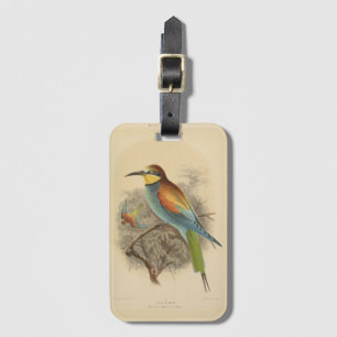 Étiquette À Bagage Illustration vintage de l'Abeille européenne