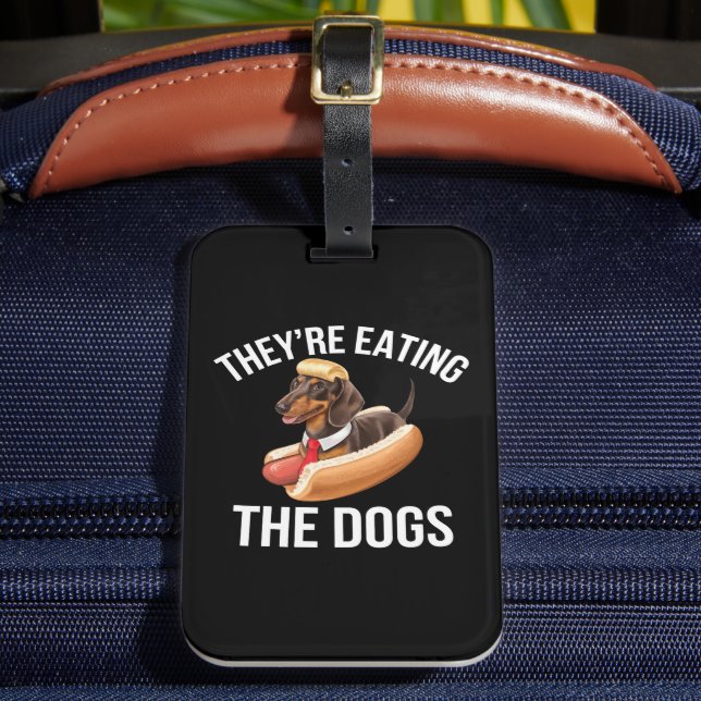 Étiquette À Bagage Ils mangent les chiens Donald Trump Débat 2024 (Insitu Rectoal 2)