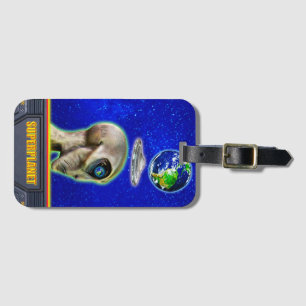 Étiquette À Bagage ILS SONT DÉJÀ ICI - SUPERPLANET design collection