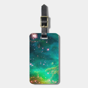 Étiquette À Bagage Image de galaxie de groupe d'étoile de nébuleuse