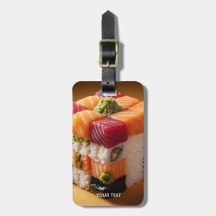Étiquette À Bagage Imaginaire Cute Sushi Petit Cube