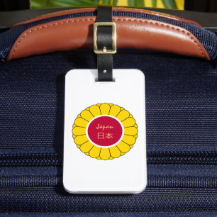 Étiquette À Bagage Imperial Japan Fashion & drapeau japonais, Seal Ka