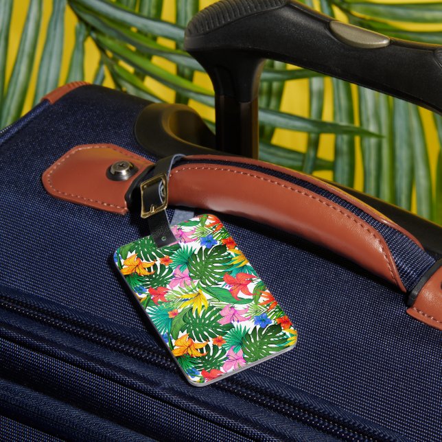 Étiquette À Bagage Impression hawaïenne (Insitu Rectoal 1)
