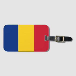 Étiquette À Bagage Indicateur Roumanie