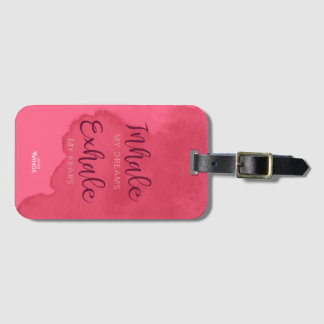 Étiquette À Bagage "Inhale My Dreams" — Balise de bagage d'inspiratio