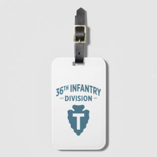 Étiquette À Bagage Insigne de la 36e division d'infanterie