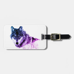 Étiquette À Bagage Inspiration Wolf Eyes