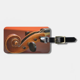 Étiquette À Bagage Instrument de musique ficelé classique de violon