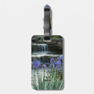 Étiquette À Bagage Irises Au Château
