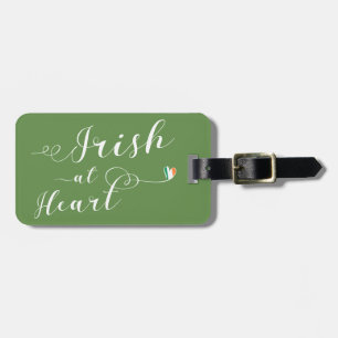 Étiquette À Bagage Irish At Heart Luggage Modèle, Irlande