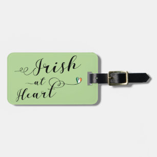 Étiquette À Bagage Irish At Heart Luggage Modèle, Irlande